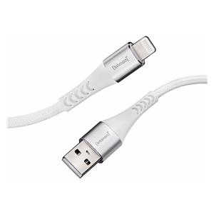 Intenso USB Cable A315L Nylon 1,5m white USB-A / Lightning 12W