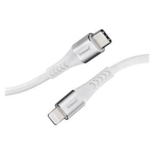 Intenso USB Cable C315L Nylon 1,5m white USB-C / Lightning 60W