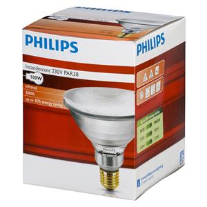 Philips infrared lamp PAR38 IR 100W E27 230V CL