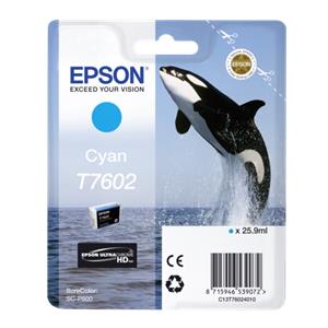 Epson ink cartridge cyan T 7602