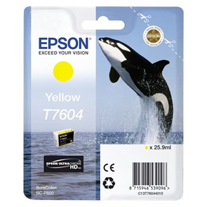 Epson ink cartridge yellow T 7604