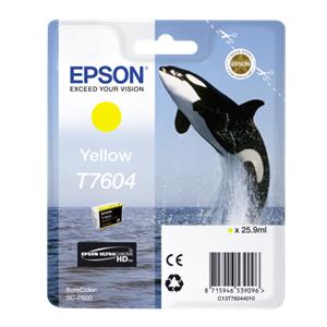 Epson ink cartridge yellow T 7604