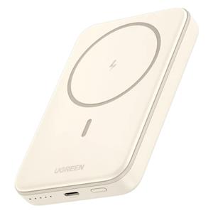 UGREEN 5000mAh Mini Powerbank Wireless 15W with MagSafe white