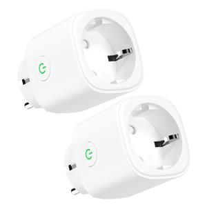 Meross Smart Wi-Fi Plug Matter with Energy Monitor (2 Pack)