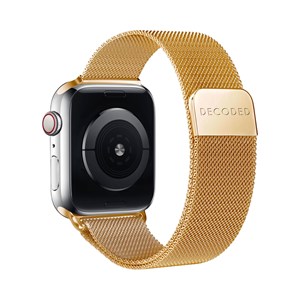 Decoded Milanaise Traction Strap 38 /40 /41 /42mm Shiny Gold