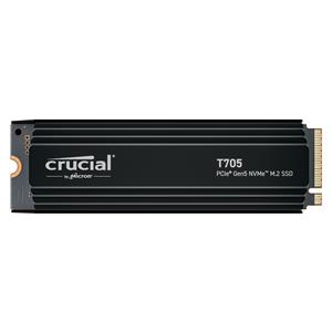 Crucial T705 with heatsink   2TB PCIe Gen5 NVMe M.2 SSD