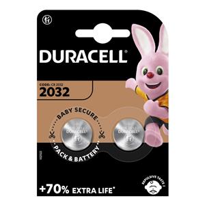 1x2 Duracell CR 2032 Lithium Coin Battery