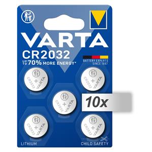 10x5 Varta electronic CR 2032 Lith. Coin Battery 06032 101 415