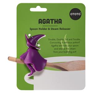 OTOTO Agatha Purple Spoon Holder & Steam Releaser