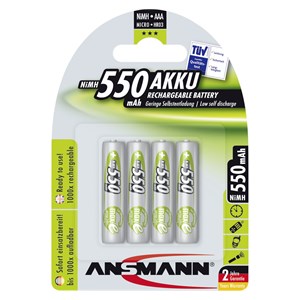 1x4 Ansmann maxE NiMH rech. bat. Micro AAA 550 mAh 5030772