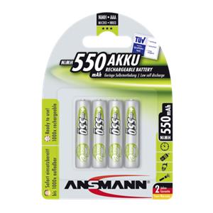 1x4 Ansmann maxE NiMH rech. bat. Micro AAA 550 mAh 5030772