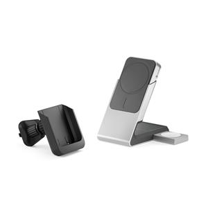 Alogic Matrix+ Wireless 3-in-1 Ladestation MagSafe + Vent Mount