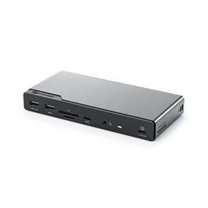 Alogic 14-in-1 USB-C PD DV4 Quad Display Docking Station Space Gr