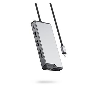 Alogic USB-C PD DV3 Triple Display Docking Station Space Gr