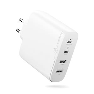 Alogic Rapid Power 100W 4-Port Fast GaN Charger +Cable 2m White