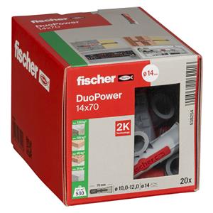 Fischer DUOPOWER 14x70 20 pcs