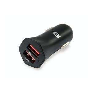 Conceptronic CARDEN04B 2-Port 24W USB-Car-Charger