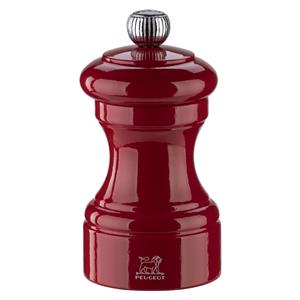 Peugeot Bistro Pfeffermühle 10 cm Passionsrot lackiert Holz