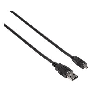 Hama USB 2.0 Cable B8 Pin USB A - mini USB B black 1,8 m