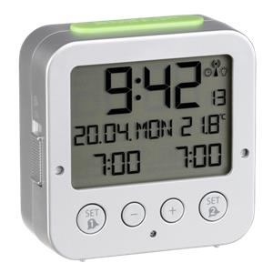 TFA 60.2528.54 Bingo Funk Alarm Clock with Temperatur