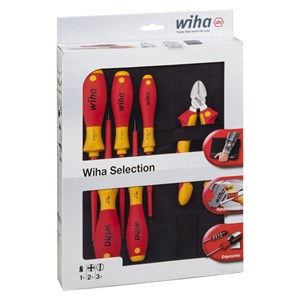 Wiha Werkzeug Set Elektriker Schraubendreher, Seitenschneider