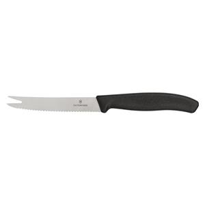 Victorinox Classic schwarz Käse- und Wurstmesser