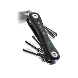 KeySmart iPro Works With Apple Find My Black