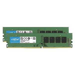 Crucial 16GB DDR4 Kit CT2K8G4DFRA266 2666, (8GBx2 DIMM)