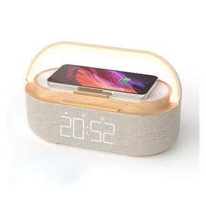 MOYE AURORA PLUS RADIO LAMP WITH CLOCK AND WIRELESS CHARGER