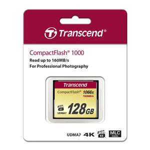 Transcend Compact Flash 128GB 1000x 2