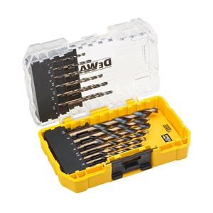 19-piece metal drill bit set