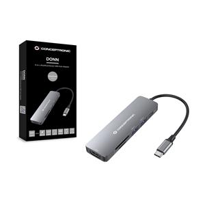 Conceptronic DONN11G 6-in-1 USB-C Adapter 3