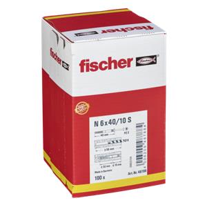 Fischer Nail Anchor N 6x40/10 S 100 pcs. 2