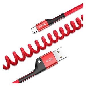 Cable BASEUS Fish Eye USB Type-C / 2A, 1m (red)