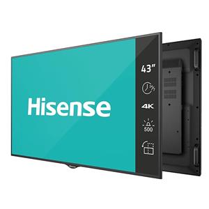 Hisense digital signage display 43BM66AE 43'' / 4K / 500 nits / 60 Hz / (24h / 7 days )