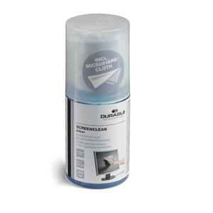 Durable SCREENCLEAN SPRAY 200ml Pump Action Spray + Cloth 582300 2