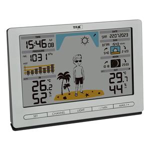 TFA 35.1097.54 silber METEO JACK Funk-Wetterstation 3