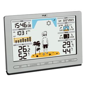 TFA 35.1097.54 silber METEO JACK Funk-Wetterstation 4