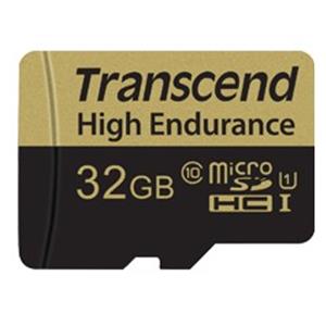 "CARD 32GB Transcend Hochbelastbar microSDHC/SD-Adapter inbegriffen"