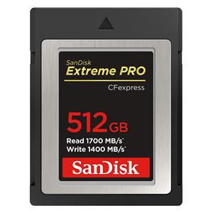 "CARD 512GB SanDisk Extreme Pro CFexpress card 1700MB/s"