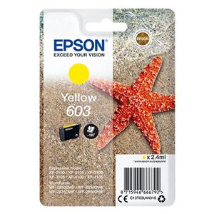 "Epson Singlepack Yellow 603 yellow C13T03U440"