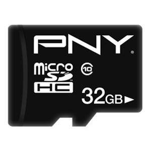 "CARD 32GB PNY Performance Plus MicroSDHC Klasse 10 Schwarz"