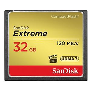 "CARD 32GB SanDisk Extreme CompactFlash Speicherkarte"