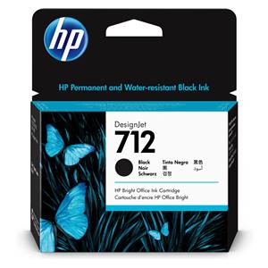 "HP Tinte 712 3ED71A Schwarz 80ml"