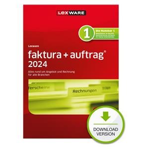 ESD Lexware Faktura+Auftrag 2024 - 1 Devise, ABO - ESD-Download ESD