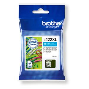 "Brother LC422XLC HY Ink Cartridge For BH19M/B Compatible with MFC-J5340DW MFC-J5740DW MFC-J6540DW MFC-J6940DW 1500 pages"