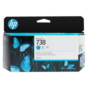 "HP Tinte 738 498N5A Cyan"