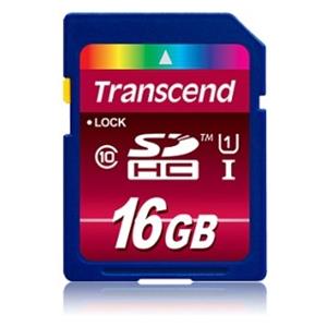 "CARD 16GB Transcend SDHC"