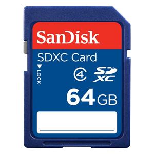"CARD SDXC 64GB Sandisk C4"