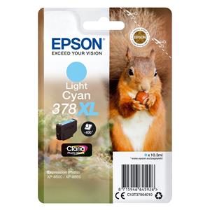 "Epson Tinte 378XL C13T37954010 Hellcyan bis zu 830 Seiten"